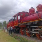 La locomotora se encuentra en el parque del Ferrocaril, en el sur de Cuenca.