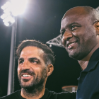Patrick Vieira durante un partido de la UEFA, en su etapa como entrenador.