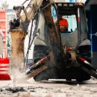 Los trabajos comenzaron el 17 de agosto y avanzan por tramos en Clemente Ballén, una de las vías de mayor movimiento del centro de Guayaquil.