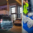 Pasaportes, celulares, cámaras y dinero en efectivo fueron encontrados durante la intervención policial en una residencia de vía a la costa.