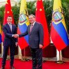 El presidente de Ecuador, Daniel Noboa, y el primer ministro del Consejo de Estado de China, Li Qiang.