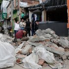 Estragos en una vivienda causados por el terremoto de magnitud 7,4  en Montenegro (Quindío, Colombia).