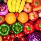 Frutas y verduras para la microbiota intestinal.