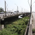 El accidente se registró en el Puente de la Unidad Nacional.