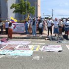 Los protestantes pedían que se les permita visitar a sus familiares recluidos en la cárcel del Encuentro.
