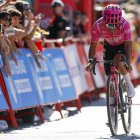 El ciclista ecuatoriano del EF, Richard Carapaz, llegó a meta en la cuarta etapa de La Vuelta a España, en la primera jornada clave con la montaña en Andorra.