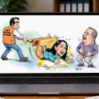 La precandidata del correísmo a la Prefectura de Manabí, Luisa González, fue descalificada dos días después de que el precandidato de ADN sea visto reunido con el presidente de la Junta Electoral de esa provincia.