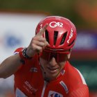 El ciclista esloveno del UAE Emirates Tadej Pogacar tras una de las etapas en las que iba a paso de campeón.