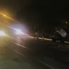 Siniestro. La grúa, la camioneta y otro vehículo estuvieron involucrados en el triple choque registrado en la vía a la costa.