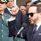 El presidente de Colombia, Abelardo de la Espriella (d), en una foto de archivo.