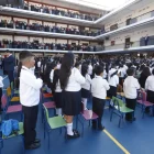 El alcalde, Pabel Muñoz, inauguró el año lectivo en la Unidad Educativa Antonio José de Sucre.