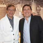 Gustavo Petro y Andrés Aráuz se reunieron en Ciudad de México.