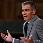 El presidente del Gobierno español, Pedro Sánchez, comparece ante el Congreso de los Diputados para informar sobre la gestión de la crisis migratoria en Ceuta el 03 de septiembre de 2026.