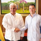 El presidente Daniel Noboa recibió a su homólogo de Panamá, José Raúl Mulino.