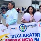 Los pacientes con fibrosis quística recientemente realizaron un plantón para exigir un tratamiento portuno al Estado ecuatoriano.