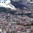 Un incendio forestal se registra este 7 de septiembre en la avenida Mariscal Sucre y La Gasca.