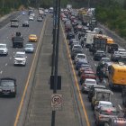 Cuatro accidentes colapsaron la vía Perimetral en Guayaquil en menos de 12 horas.