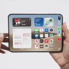 El iPhone Duo es el primer teléfono plegable de Apple y combina una pantalla exterior de 5,4 pulgadas con una interior de 7,6 pulgadas.