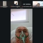 Abdalá Bucaram se conectó desde la sala de una clínica en Guayaquil.