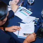 126 personas del sector empresarial, participaron en la jornada “El Niño 360°: Anticiparse es la mejor estrategia”, realizada en el hotel Hilton Colón de Guayaquil.