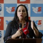 Gabriela Rivadeneira es la actual presidenta de Revolución Ciudadana.