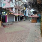 En esta calle se produjo el ataque armado en el balneario de Montañita