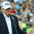 Donald Trump habló en Irlanda sobre la inteligencia artificial.