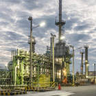 Infraestructura de la estatal petrolera Petroecuador.
