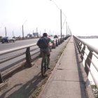 El Puente de la Unidad Nacional fue escenario de otro accidente de tránsito.