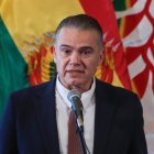Fotografía de archivo del ministro de Defensa de Bolivia, Ernesto Justiniano.