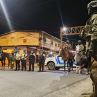 Operativo conjunto de policías y militares durante el toque de queda en Ecuador, vigente desde el 17 de septiembre.
