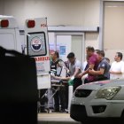 El policía estaba en estado crítico en el hospital de Monte Sinaí.