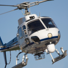 El helicóptero utilizado para transmisión aérea se precipitó en Los Ángeles.