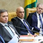 Integrantes del Supremo Tribunal Federal (STF) de Brasil durante una sesión este martes en Brasilia (Brasil).