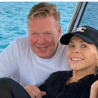 Ronald Koeman y su esposa, Bartina.