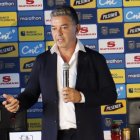 En la Casa de la Selección, en Quito, el técnico Marcelo Gallardo asumió el mando de la Tricolor.