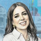 Mónica Luzárraga, candidata a la Alcaldía de Guayaquil por la alianza Pachakutik - Unidad Popular.