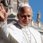 El papa León XIV, el pasado 16 de septiembre a su llegada a la audiencia general semanal en la Plaza de San Pedro, Ciudad del Vaticano.