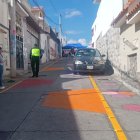 En la Unidad Educativa Eugenio Espejo uno de los problemas que fue solventado con el programa fue la falta de vereda en la zona de ingreso y salida de los alumnos.