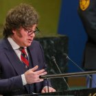 El presidente de Argentina, Javier Milei, en la Asamblea General de la ONU.