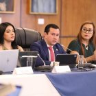 David Rosero Minda y Sergio Peña Córdova mantienen versiones contrapuestas sobre la supuesta reunión con la postulante Inés Romero.