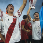 Los juveniles de River Plate celebraron en Miami la conquista de la primera edición de la Messi Cup, tras vencer 2-0 al Atlético de Madrid.