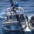 Fuerzas del Cuerpo de Marines de los Estados Unidos interceptaron al barco Conquista II.