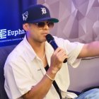 Ken-Y en la rueda de prensa del Enamorado Tour en Guayaquil