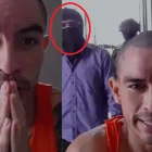 Un sujeto con el rostro cubierto con un pasamontañas vigiló de cerca la intervención de Daniel Salcedo durante su audiencia virtual.