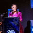 María Paz Jervis, presidenta de la Cámara de Industrias y Producción, en el discurso po los 90 años del gremio.