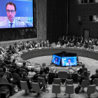 Dario Amodei, de Athropic, interviene virtualmente en  la Asamblea  de la ONU.