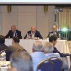 El presidente de LigaPro, Miguel Ángel Loor (c), condujo la sesión del consejo de presidentes realizada en Guayaquil.
CONSEJO DE PRESIDENTES LIGA PRO FECHA:27/09/2024 AG-PERIODISYA AG EXPRESO AG-GRANASA