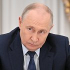 El presidente ruso, Vladímir Putin, durante una reunión este lunes 28 de septiembre en el Kremlin de Moscú, Rusia.