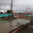 La intervención en la avenida Rodolfo Baquerizo Nazur ha obligado a modificar recorridos de buses y desviar el tránsito hacia calles cercanas.